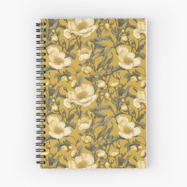 Item preview, Yellow Floral Print of Cream Flowers designed and sold by FlowerMeFlorals.