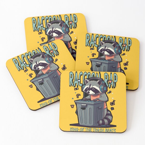 Item preview, Raccoon Rap: King of the Trash Beats designed and sold by CoolEnthusias.