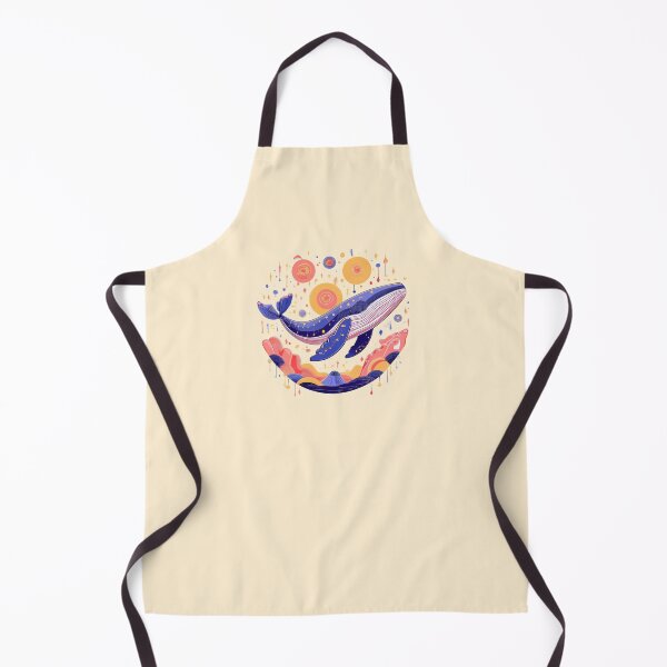 Item preview, Galactic whale over pastel ocean floor designed and sold by WDDesignShop.