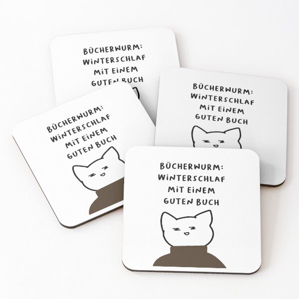 Item preview, Bücherwurm: Winterschlaf mit einem guten Buch | Handwritten-style Font designed and sold by RM-Journey.