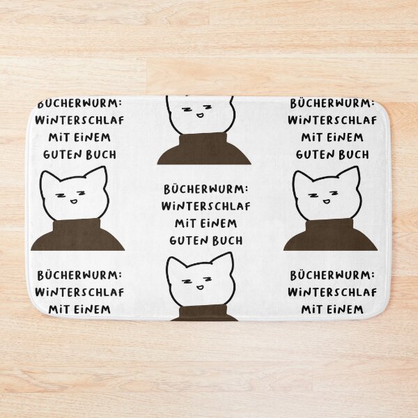 Item preview, Bücherwurm: Winterschlaf mit einem guten Buch | Handwritten-style Font designed and sold by RM-Journey.