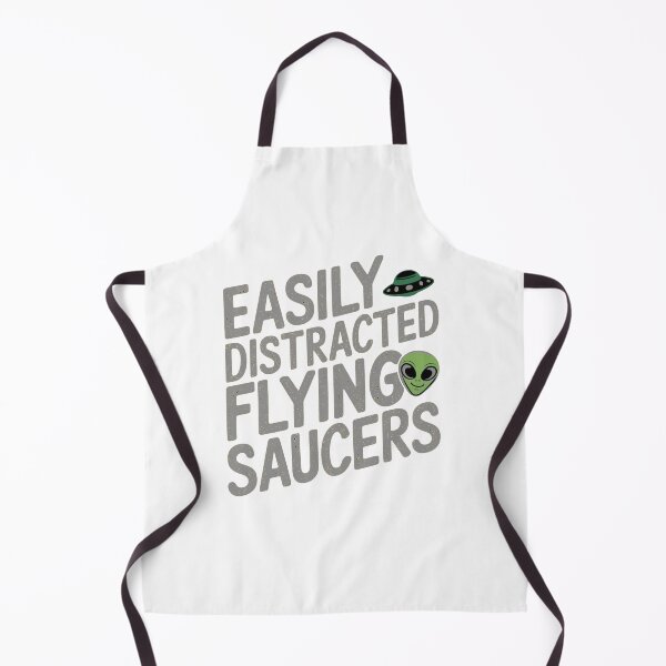 Item preview, Easily Distracted by Flying Saucers designed and sold by Gentle40Winks.