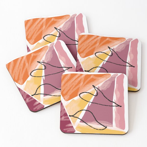 Item preview, Doodle with love abstract pattern designed and sold by Doodlehomeshop.