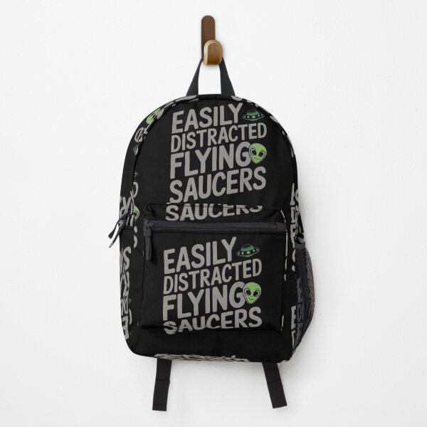 Item preview, Easily Distracted by Flying Saucers designed and sold by Gentle40Winks.