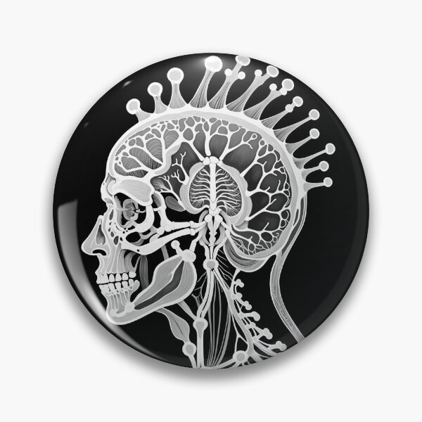 Artikelvorschau, Neural Bloom Anatomy Monochrome von Cambrian Alchemist entworfen und verkauft von Threehop.