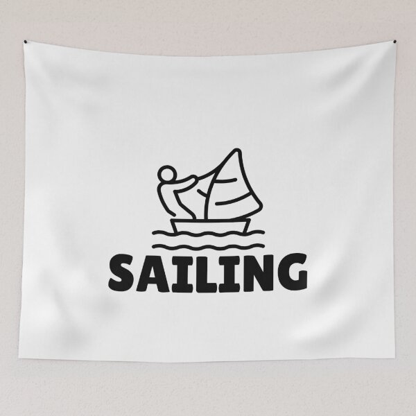 Item preview, SAILING (3) - BLACK designed and sold by ArtsyCity.
