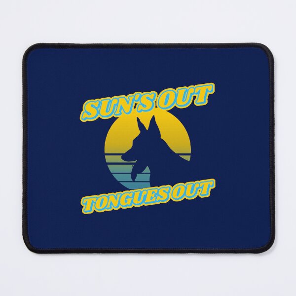 Item preview, Sun's Out Tongues Out Dutch Shepherd Malinois Retro designed and sold by Guarddogdrive.