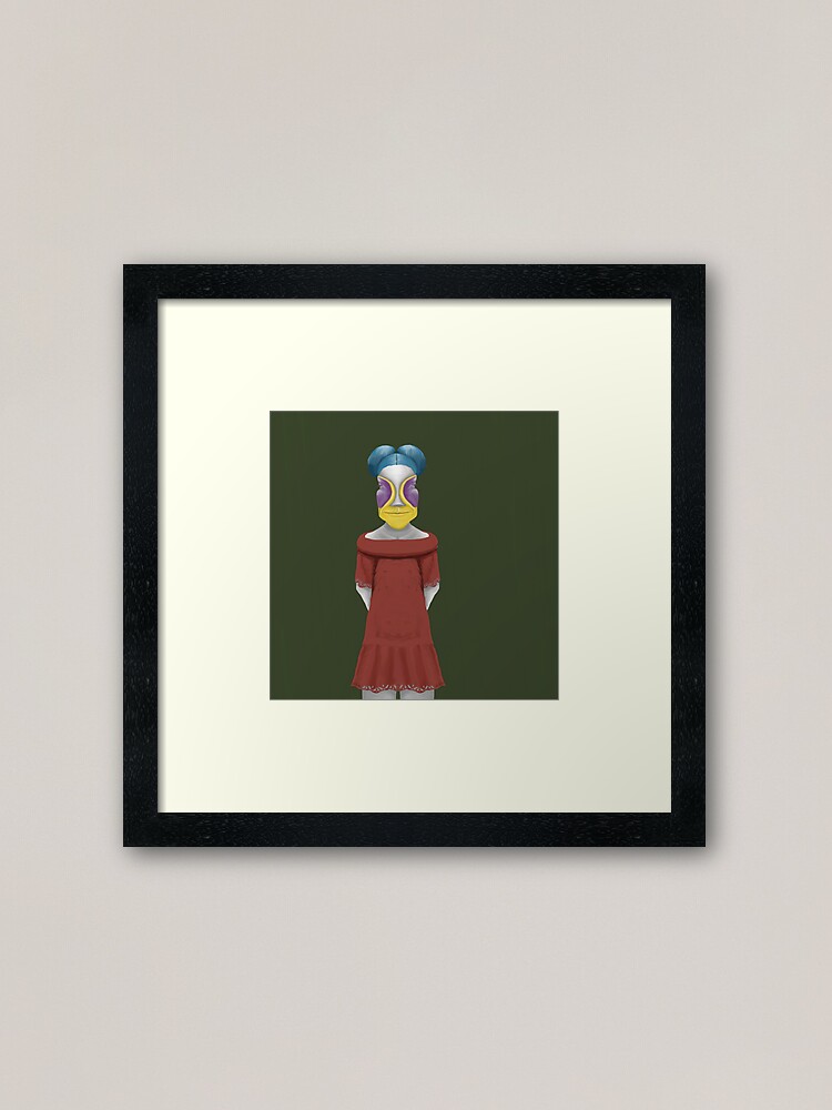 Alternate view of Peacock knows best Framed Art Print
