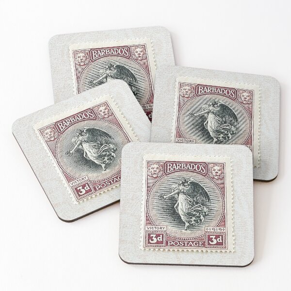Item preview, Vintage 1920 Barbados Victory Stamp Art designed and sold by Angelstkw.