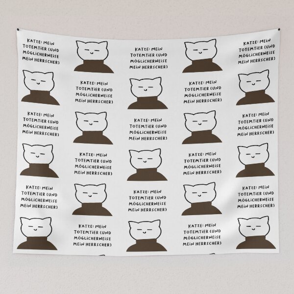 Item preview, Katze: Mein Totemtier (und möglicherweise mein Herrscher) | Handwritten-style Font designed and sold by RM-Journey.