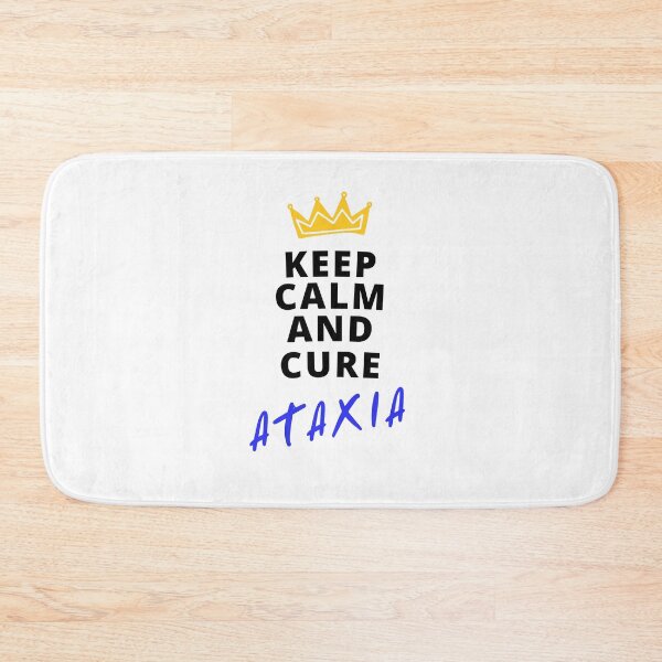 Item preview, keep Calm and Cure Ataxia (dark text) designed and sold by It's Wheelie Cool.