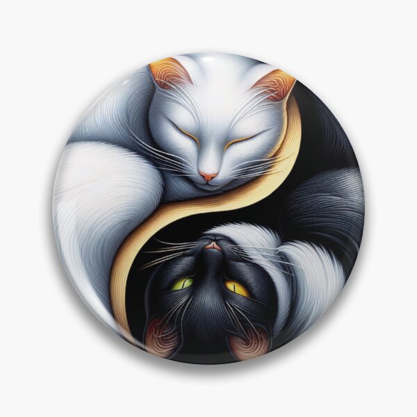 Item preview, YinYangCat, DualHarmony, BlackWhite, CatYinYang designed and sold by majidi1.