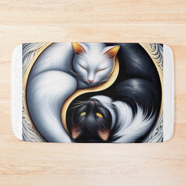 Item preview, YinYangCat, DualHarmony, BlackWhite, CatYinYang designed and sold by majidi1.