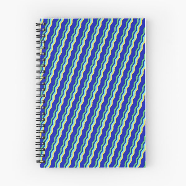 Item preview, Cool Colored Varying Wave Lines Parallel Wavy Strips designed and sold by EvergreenMotifs.