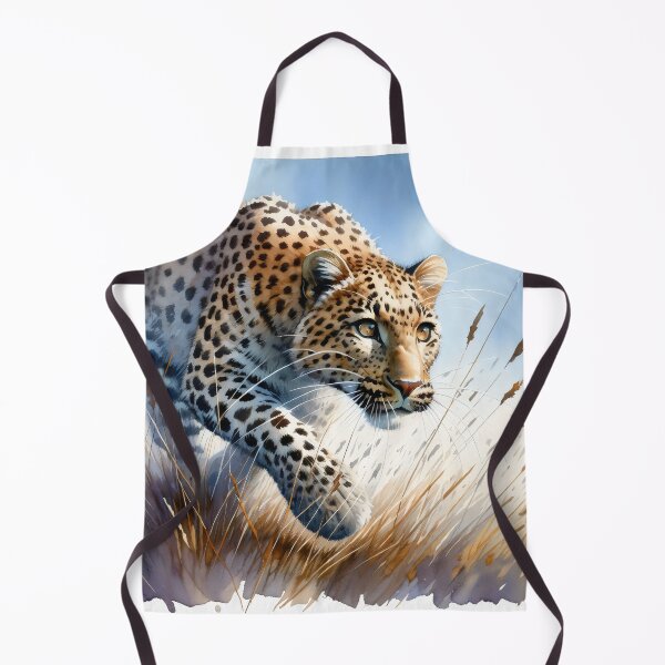 Item preview, Leopard Hunting in the Grass designed and sold by GoldenPattern.