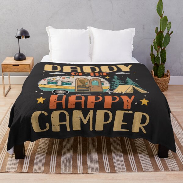 Item preview, Daddy of Happy Camper 1st Birthday Party Retro Mama T-Shirt designed and sold by Fadawich.