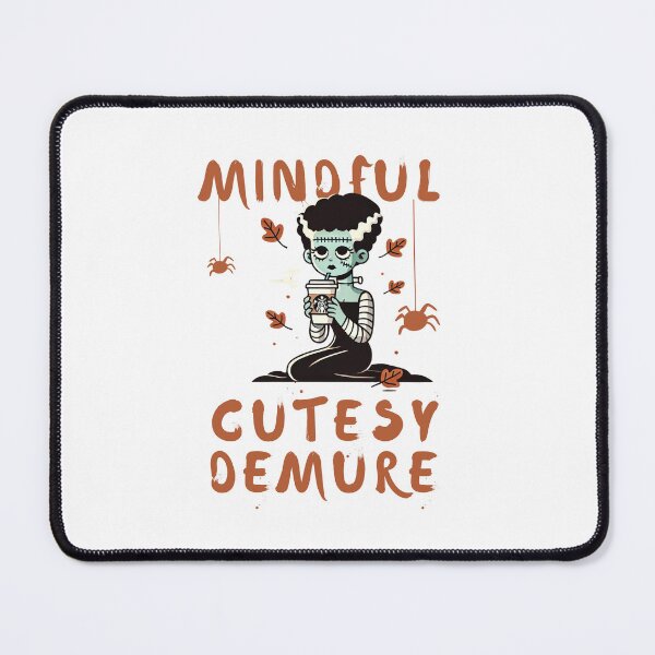 Item preview, Mindful Bride of Frankenstein - Cutesy and Demure Halloween Art Tee designed and sold by patrice707.