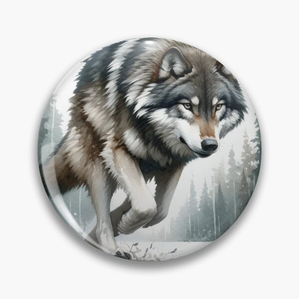Item preview, Caza del lobo en el bosque designed and sold by GoldenPattern.