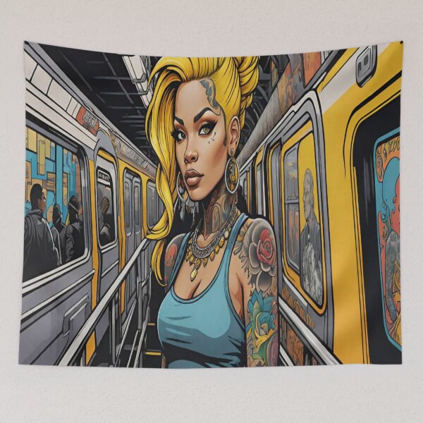 Item preview, Tattooed Lady 6 designed and sold by PoloPrintsUK.