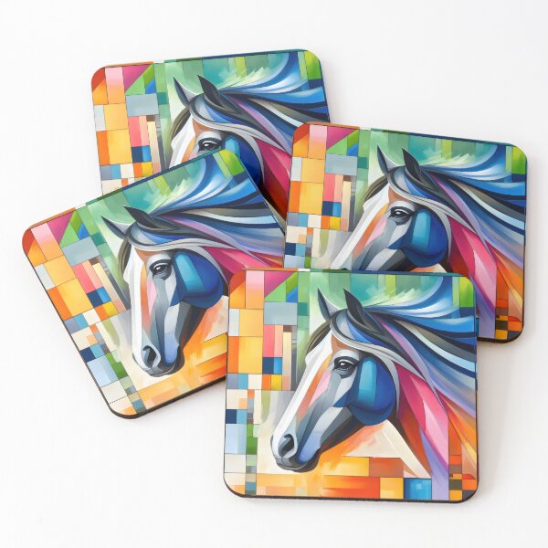 Item preview, Abstract Horse designed and sold by GoldenPattern.