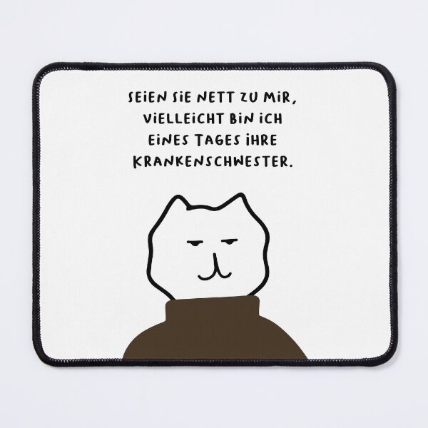 Item preview, Seien Sie nett zu mir, vielleicht bin ich eines Tages Ihre Krankenschwester. | Handwritten-style Font designed and sold by RM-Journey.