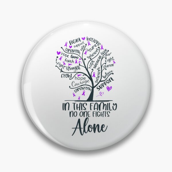 Item preview, In this FAMILY fights against syndrome, disease, illness, cancer with Tree Purple Ribbon designed and sold by EdithShop59.