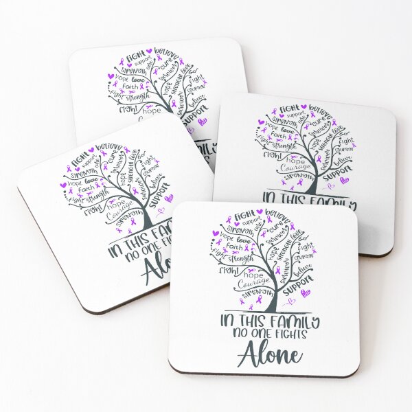 Item preview, In this FAMILY fights against syndrome, disease, illness, cancer with Tree Purple Ribbon designed and sold by EdithShop59.
