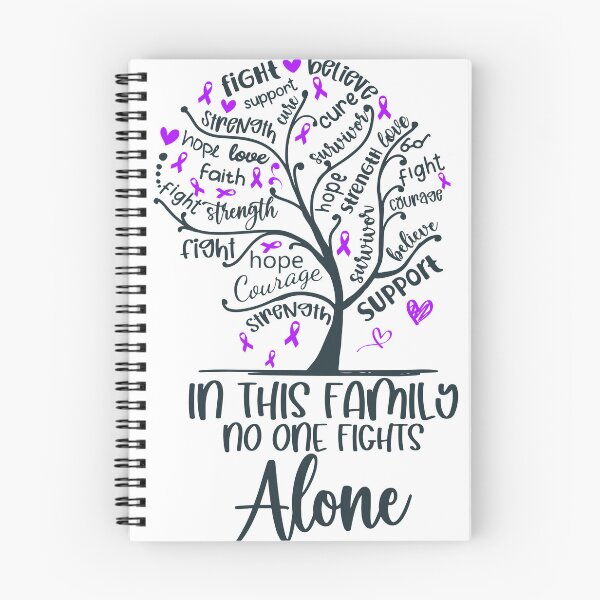 Item preview, In this FAMILY fights against syndrome, disease, illness, cancer with Tree Purple Ribbon designed and sold by EdithShop59.