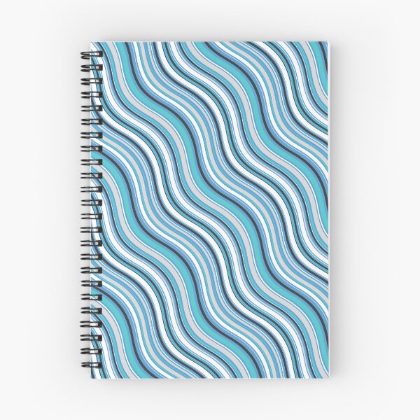 Item preview, Cool Colored Varying Wave Lines Parallel Wavy Strips designed and sold by EvergreenMotifs.
