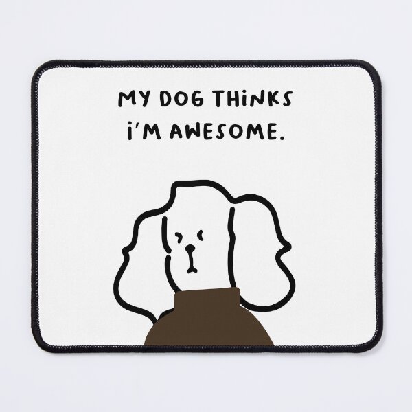 Item preview, My dog thinks I’m awesome. | Handwritten-style Font designed and sold by RM-Journey.