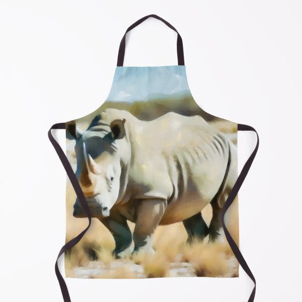 Item preview, Resilient Rhinoceros in Dry Grassland designed and sold by GoldenPattern.