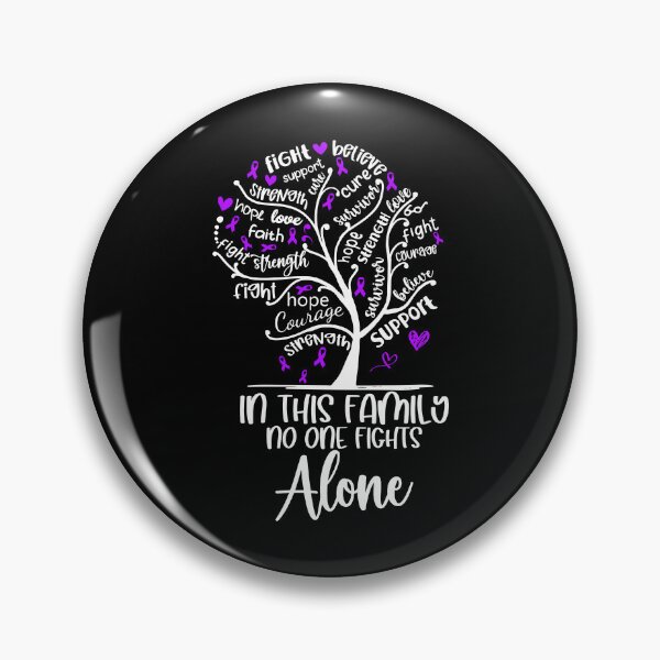 Item preview, In this FAMILY fights against syndrome, disease, illness, cancer with Tree Purple Ribbon designed and sold by EdithShop59.