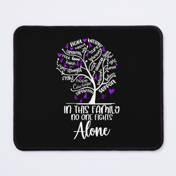 Item preview, In this FAMILY fights against syndrome, disease, illness, cancer with Tree Purple Ribbon designed and sold by EdithShop59.