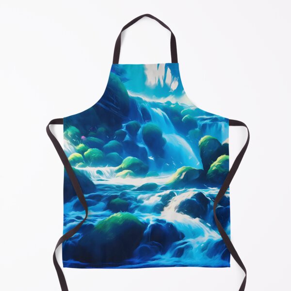 Item preview, waterfall with mossy rocks designed and sold by Gabi.Media.