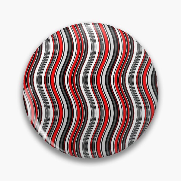 Item preview, Red Colored Varying Wave Lines Parallel Wavy Strips designed and sold by EvergreenMotifs.