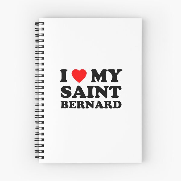 Item preview, I Love My Saint Bernard Style NY Dog Gift designed and sold by Guarddogdrive.