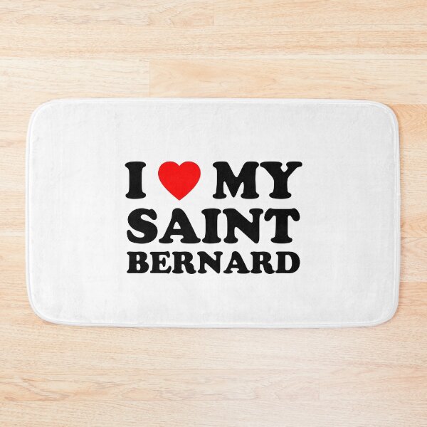 Item preview, I Love My Saint Bernard Style NY Dog Gift designed and sold by Guarddogdrive.