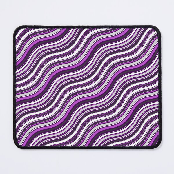 Item preview, Purple Colored Varying Wave Lines Parallel Wavy Strips designed and sold by EvergreenMotifs.