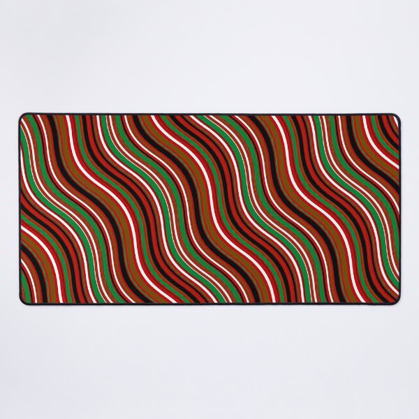 Item preview, Red Colored Varying Wave Lines Parallel Wavy Strips designed and sold by EvergreenMotifs.