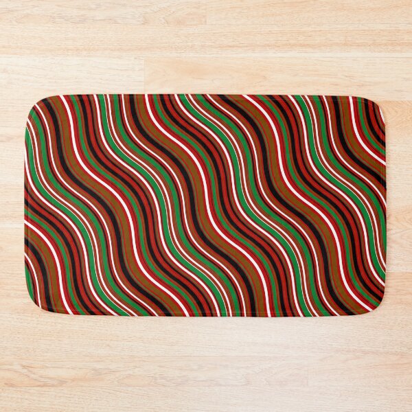 Item preview, Red Colored Varying Wave Lines Parallel Wavy Strips designed and sold by EvergreenMotifs.