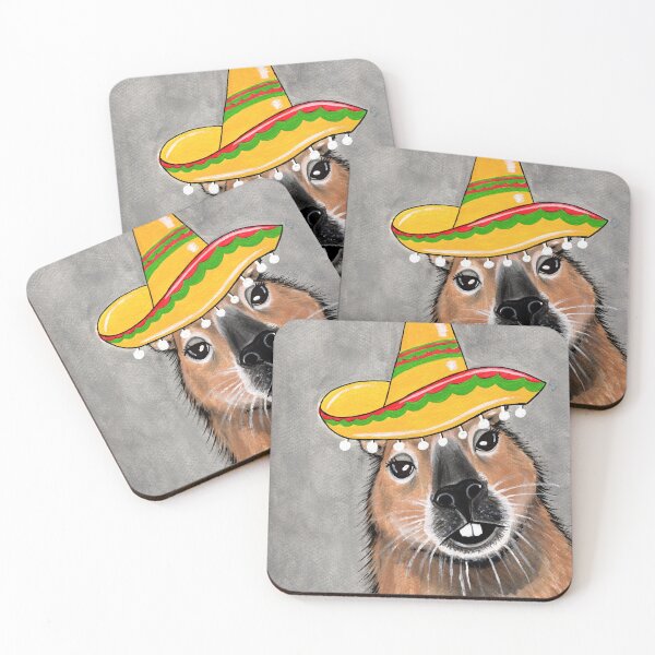 Aperçu de l'œuvre Capybara en Sombrero créée et vendue par Outtatheblue2.