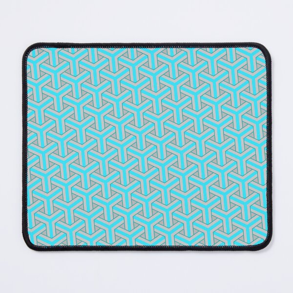 Item preview, Multicolor Triangle Geometry Japanese Style Pattern Teal designed and sold by EvergreenMotifs.