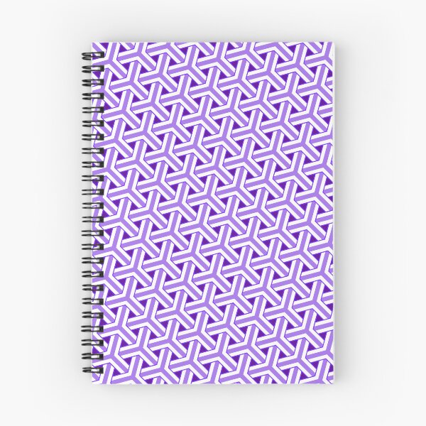 Item preview, Multicolor Triangle Geometry Japanese Style Pattern Purple designed and sold by EvergreenMotifs.
