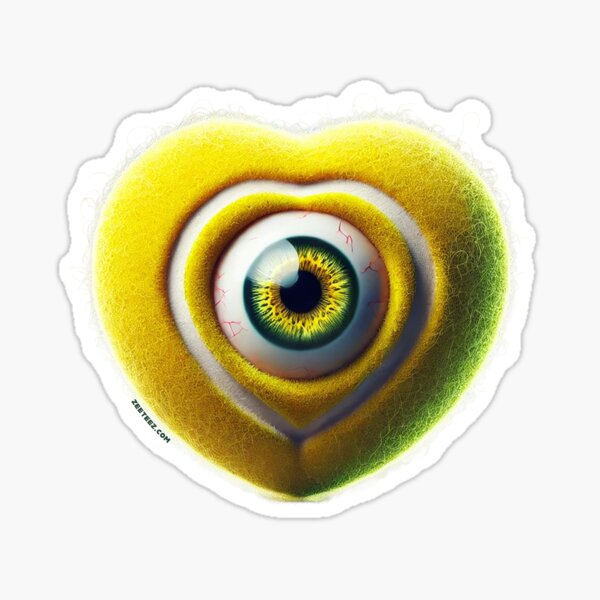 Eye Heart Tennis Sticker