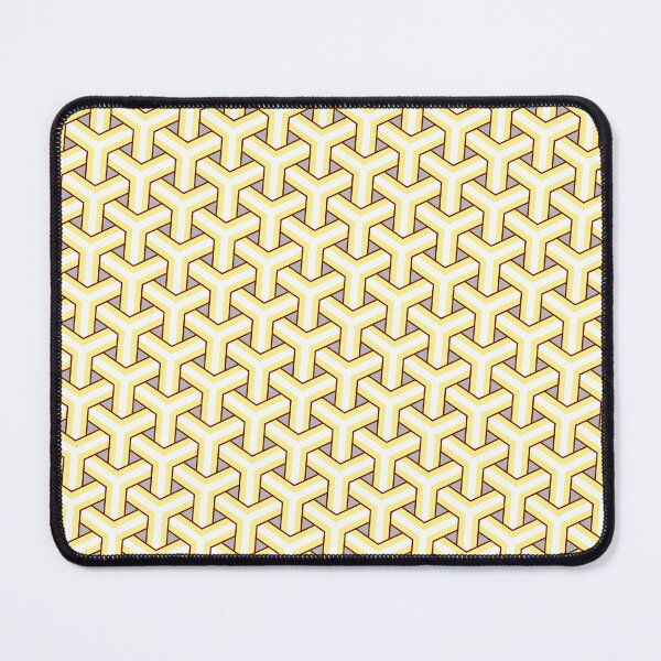 Item preview, Multicolor Triangle Geometry Japanese Style Pattern Yellow designed and sold by EvergreenMotifs.
