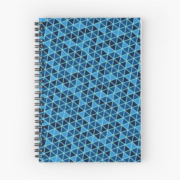 Item preview, Multicolor Triangle Geometry Japanese Style Pattern Blue designed and sold by EvergreenMotifs.