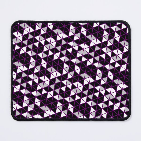 Item preview, Multicolor Triangle Geometry Japanese Style Pattern Purple designed and sold by EvergreenMotifs.