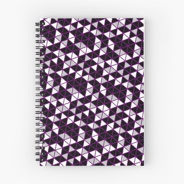 Item preview, Multicolor Triangle Geometry Japanese Style Pattern Purple designed and sold by EvergreenMotifs.