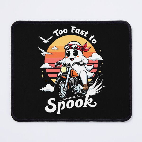Item preview, Too fast to spook - Ghost on motorcycle designed and sold by Channel1Design.