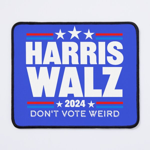 Aperçu de l'œuvre "Harris Walz 2024" - T-shirt de campagne patriotique créée et vendue par SSD-.
